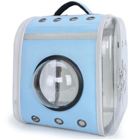 Pet Travel Carrier Backpack with Bubble Window – Breathable Portable Bag for Cats & Small Dogs